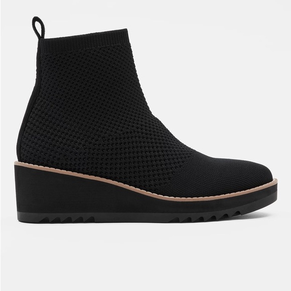 Eileen Fisher London Recycled Stretch Knit Bootie - Picture 2 of 11